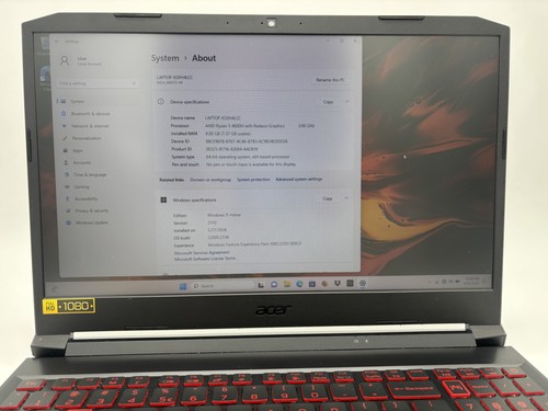 Acer nitro ryzen - ryzen, 5
