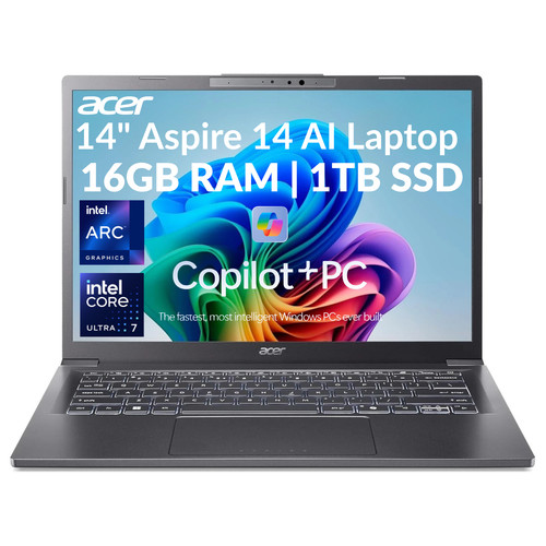 Acer aspire laptop - 14, ai