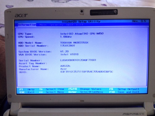 Acer aspire one - aspire,