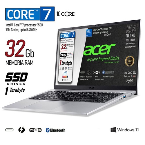 Notebook acer aspire cpu - notebook, core
